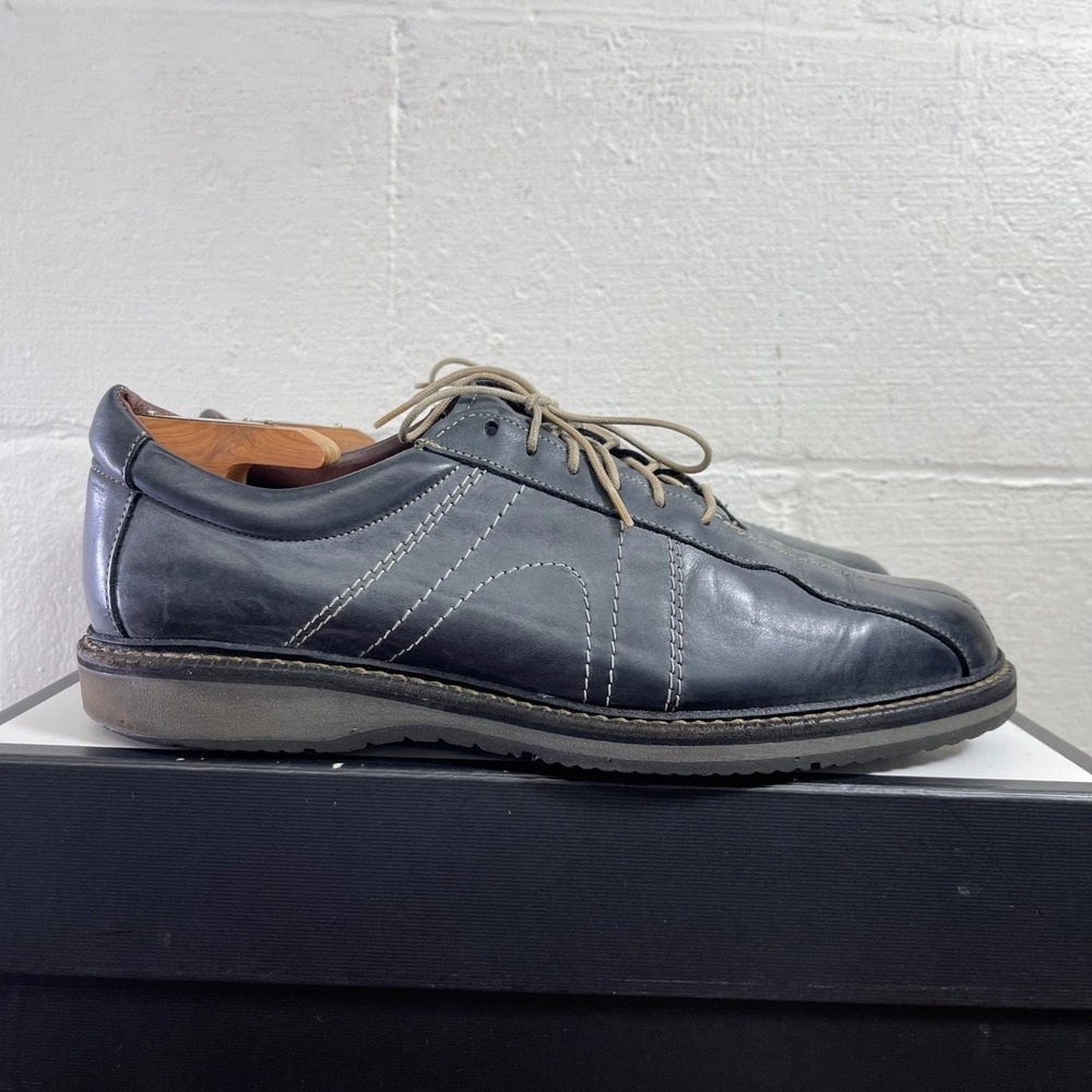 Allen Edmonds Voyager Gray Leather Oxford Casual‎ Shoes Lace up Men's Size 10 B